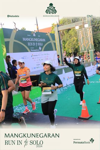 Race photo from Mangkunegaran Run 2024