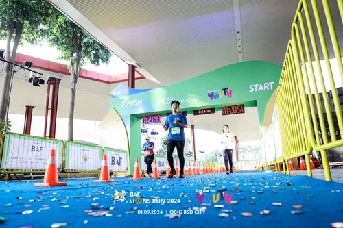 Race photo from BAF LIONS RUN 2024