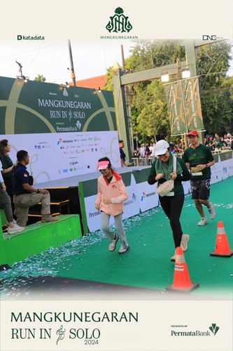 Race photo from Mangkunegaran Run 2024