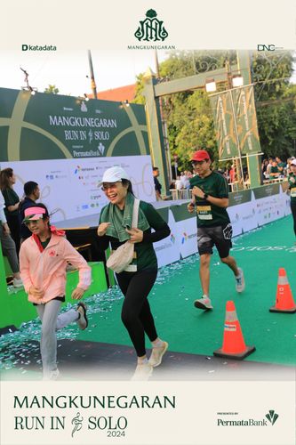 Race photo from Mangkunegaran Run 2024