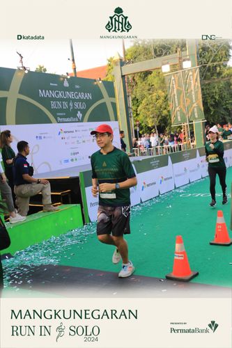 Race photo from Mangkunegaran Run 2024