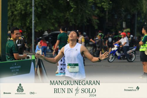Race photo from Mangkunegaran Run 2024