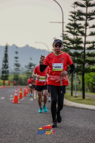 Race photo from CISANGKAN KBP CITY RUN 2025