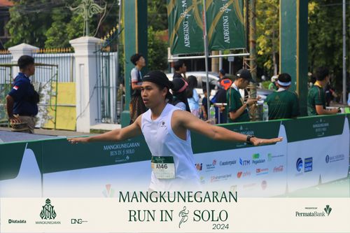 Race photo from Mangkunegaran Run 2024