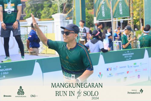 Race photo from Mangkunegaran Run 2024
