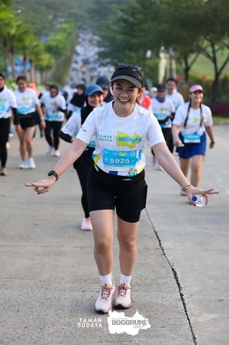 Race photo from Taman Budaya x BOGORUN 2025
