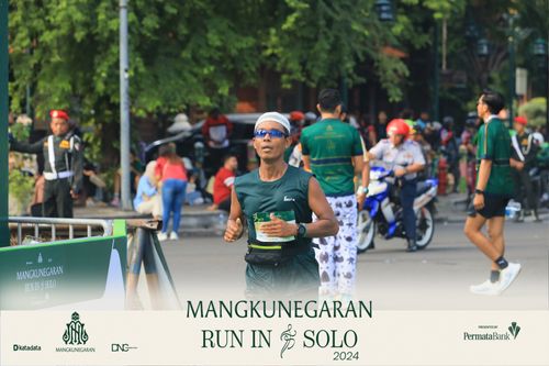 Race photo from Mangkunegaran Run 2024