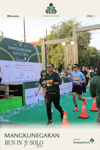 Race photo from Mangkunegaran Run 2024
