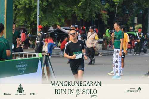 Race photo from Mangkunegaran Run 2024
