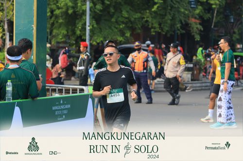 Race photo from Mangkunegaran Run 2024