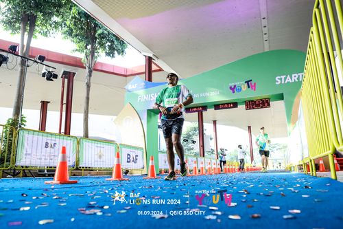 Race photo from BAF LIONS RUN 2024