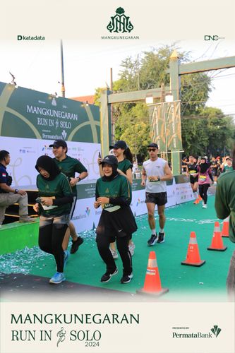 Race photo from Mangkunegaran Run 2024