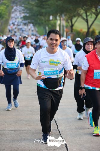 Race photo from Taman Budaya x BOGORUN 2025