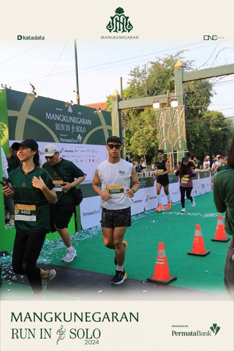 Race photo from Mangkunegaran Run 2024