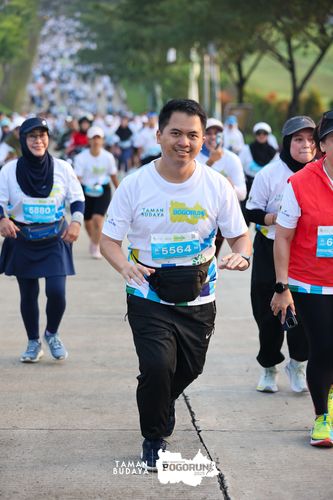 Race photo from Taman Budaya x BOGORUN 2025