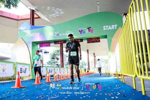 Race photo from BAF LIONS RUN 2024