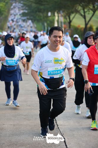 Race photo from Taman Budaya x BOGORUN 2025
