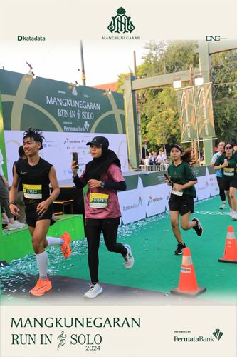 Race photo from Mangkunegaran Run 2024