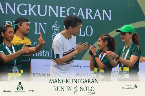 Race photo from Mangkunegaran Run 2024