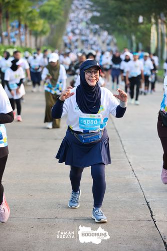 Race photo from Taman Budaya x BOGORUN 2025