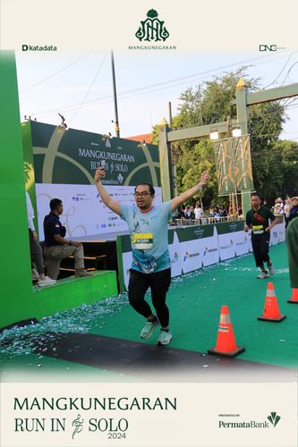 Race photo from Mangkunegaran Run 2024