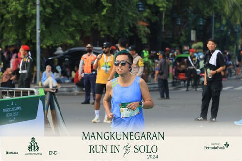 Race photo from Mangkunegaran Run 2024