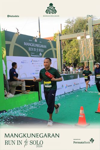 Race photo from Mangkunegaran Run 2024
