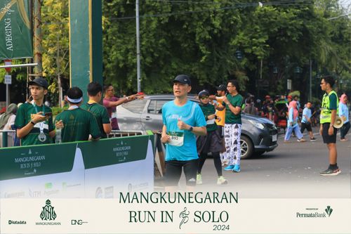 Race photo from Mangkunegaran Run 2024