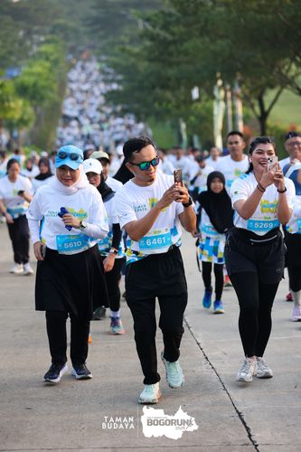 Race photo from Taman Budaya x BOGORUN 2025