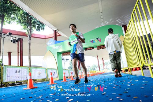 Race photo from BAF LIONS RUN 2024