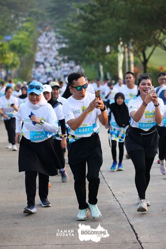 Race photo from Taman Budaya x BOGORUN 2025