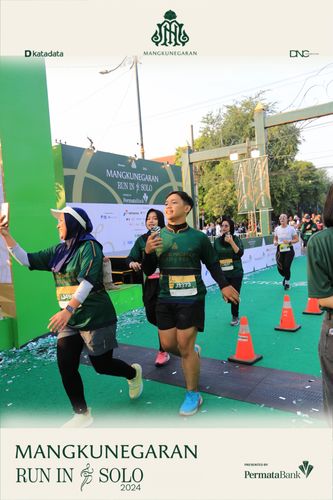 Race photo from Mangkunegaran Run 2024