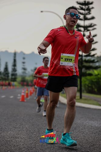 Race photo from CISANGKAN KBP CITY RUN 2025