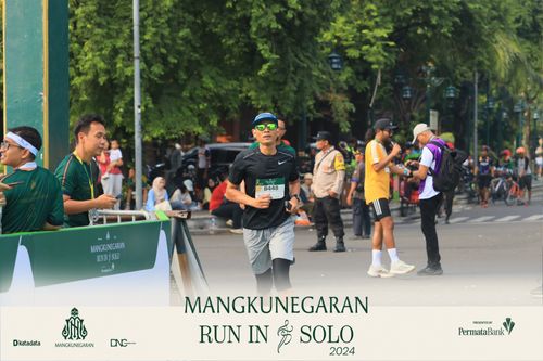 Race photo from Mangkunegaran Run 2024