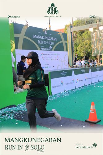 Race photo from Mangkunegaran Run 2024