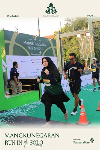 Race photo from Mangkunegaran Run 2024