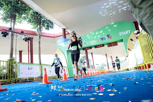 Race photo from BAF LIONS RUN 2024