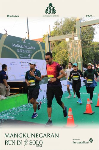 Race photo from Mangkunegaran Run 2024