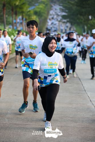 Race photo from Taman Budaya x BOGORUN 2025