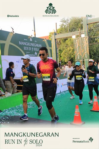 Race photo from Mangkunegaran Run 2024