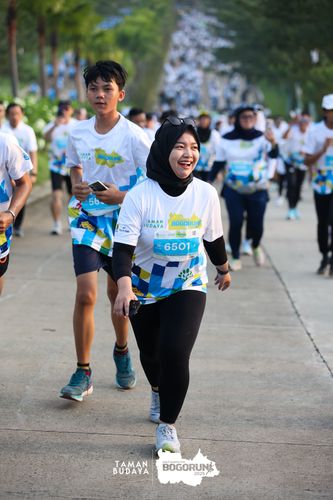 Race photo from Taman Budaya x BOGORUN 2025