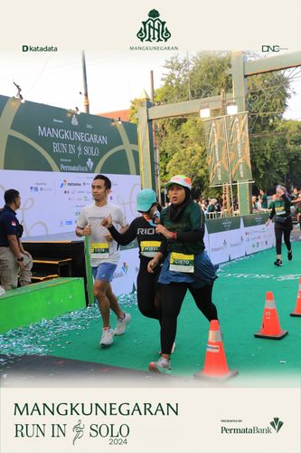 Race photo from Mangkunegaran Run 2024