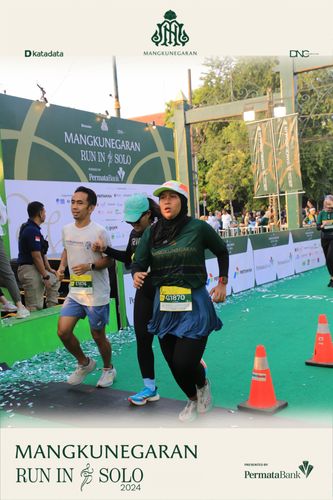 Race photo from Mangkunegaran Run 2024