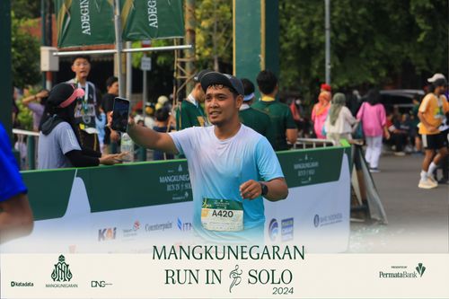 Race photo from Mangkunegaran Run 2024