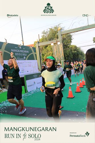 Race photo from Mangkunegaran Run 2024