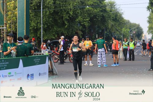 Race photo from Mangkunegaran Run 2024
