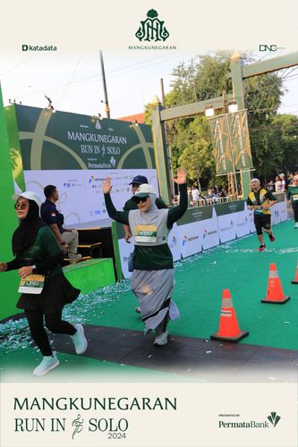 Race photo from Mangkunegaran Run 2024