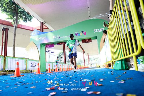 Race photo from BAF LIONS RUN 2024