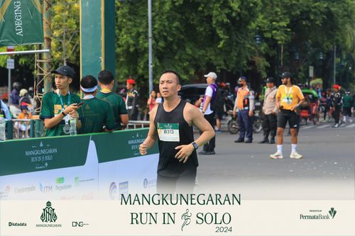 Race photo from Mangkunegaran Run 2024