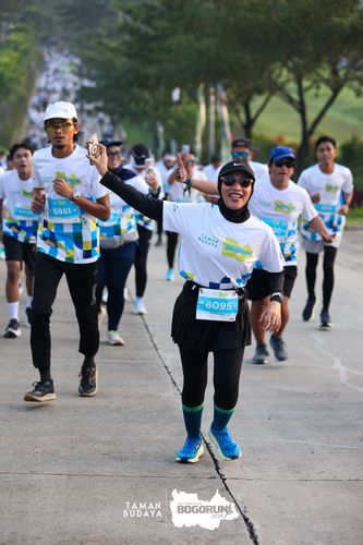 Race photo from Taman Budaya x BOGORUN 2025